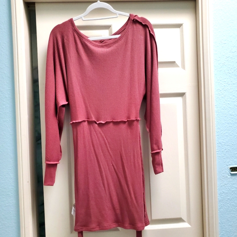 Blush sweater Dress